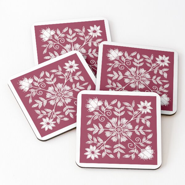Item preview, Folky flowers designed and sold by LyneFibres.