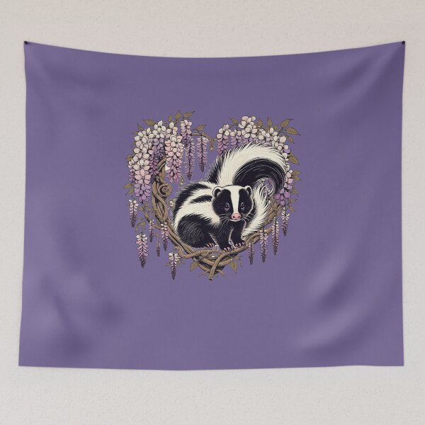 Item preview, Wisteria Skunk designed and sold by FrictionMaxxing.