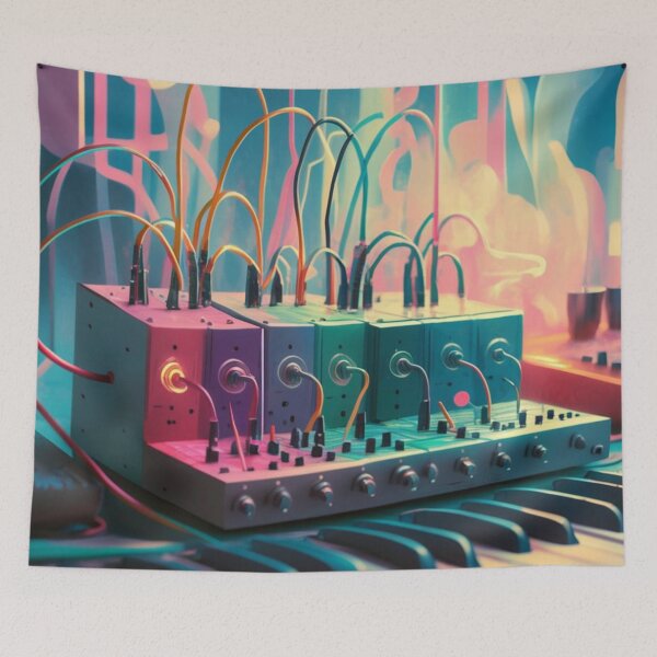 Item preview, Mechanical Melodies: Crafting with Modular Synth designed and sold by BeagleDesigns.