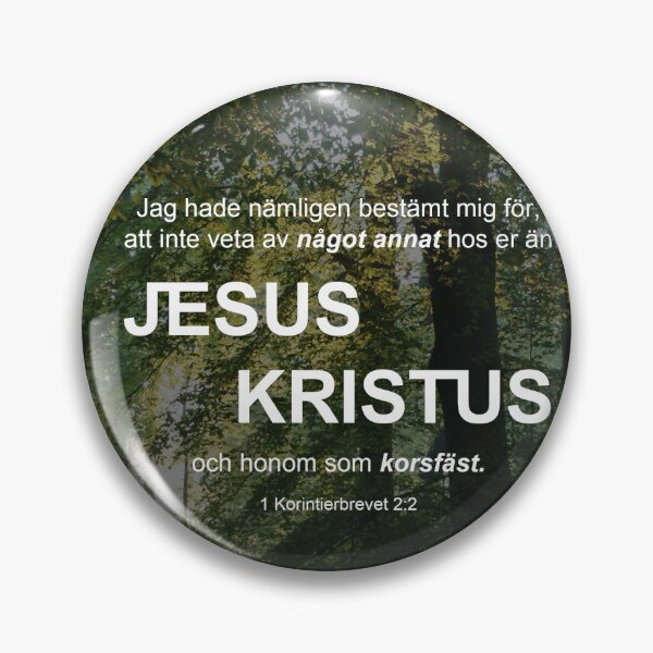 Item preview, 1 Corinthians 2:2 in Swedish designed and sold by NBiblePosters.