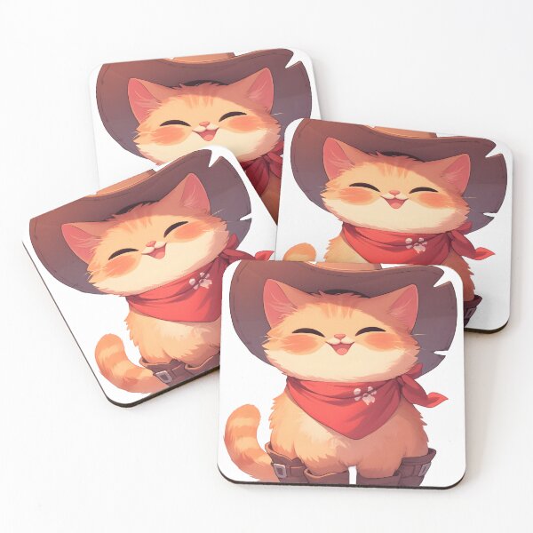 Item preview, Cute Cowboy Cat designed and sold by StickySparkle.