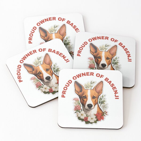 Item preview, Cute Flower Basenji Mom Dad Guardian Angel Best Friend Doggie Paw designed and sold by SMARTKIT  DESIGNAGENCY.