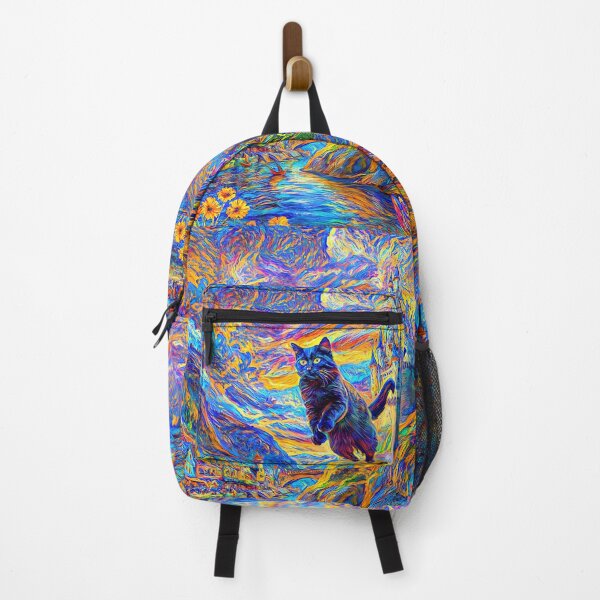 Item preview, Stylised castle and cat. DeepDream designed and sold by blackhalt.