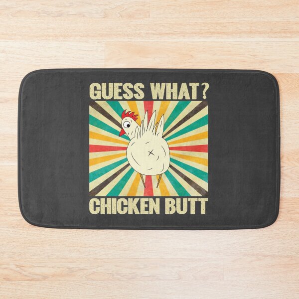 Item preview, Guess What Chicken Butt Funny Retro Sun Rays designed and sold by stylesip.