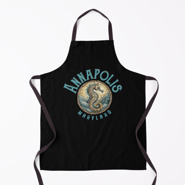 Item preview, Annapolis Maryland Nautical Seahorse Design designed and sold by Futurebeachbum.