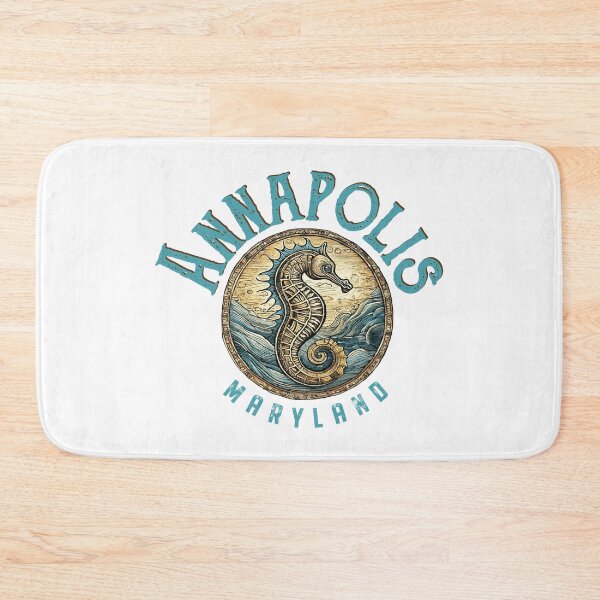 Item preview, Annapolis Maryland Nautical Seahorse Design designed and sold by Futurebeachbum.