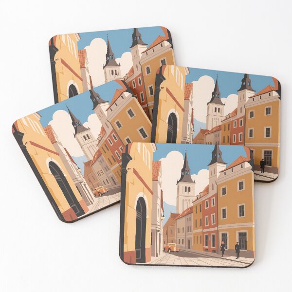 Item preview, Zagreb, Croatia vintage travel illustration  designed and sold by VintageFlow.