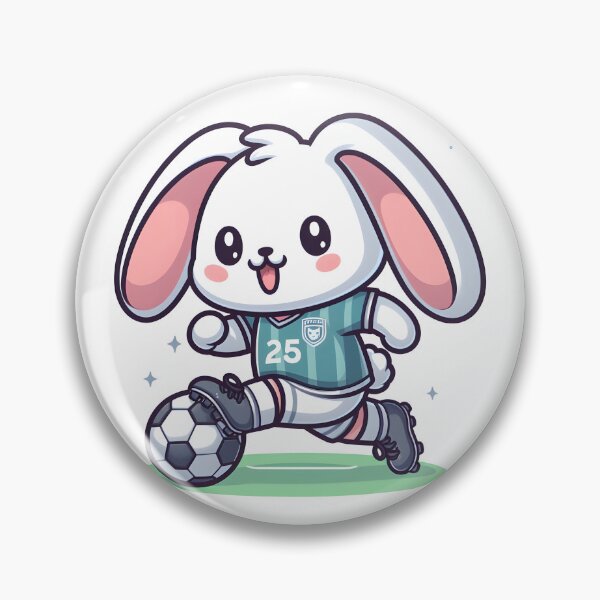 Item preview, Kawaii Bunny: Soccer Jersey And Cleats designed and sold by CanvasCutie.