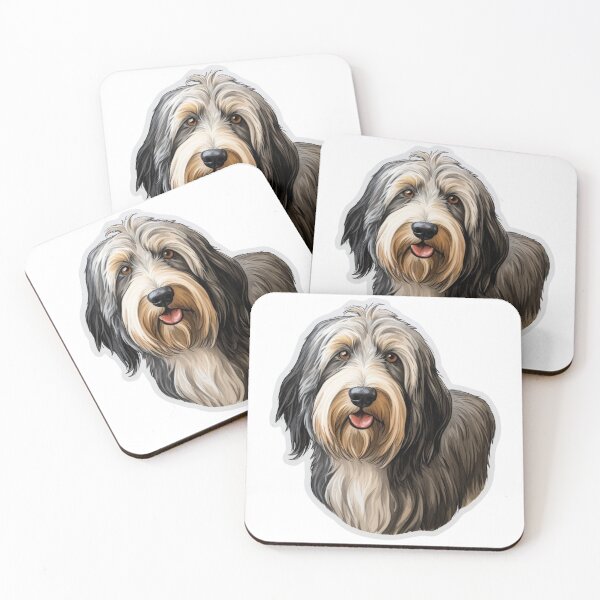 Item preview, Cute Bearded Collie Mom Dad Guardian Angel Best Friend Doggie Paw designed and sold by SMARTKIT  DESIGNAGENCY.