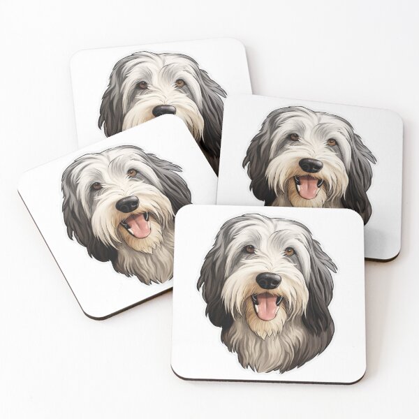 Item preview, Cute Bearded Collie Mom Dad Guardian Angel Best Friend Doggie Paw designed and sold by SMARTKIT  DESIGNAGENCY.