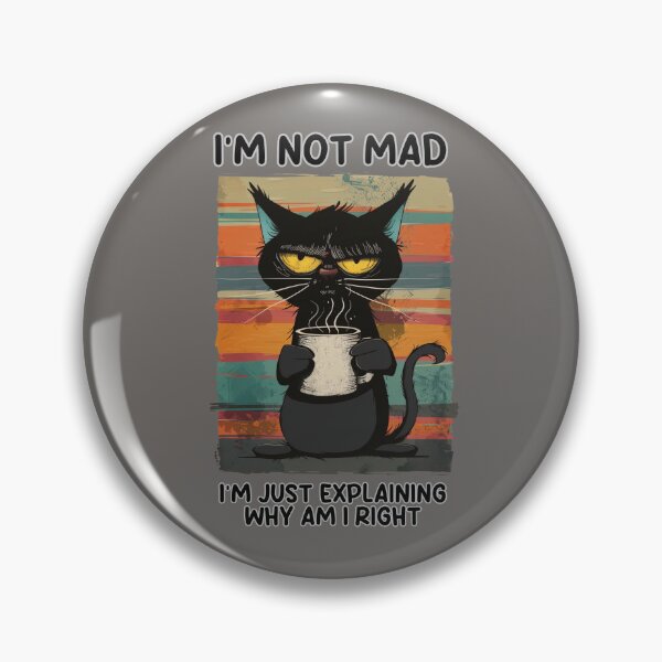 Item preview, Righteous Ranting Cat with Coffee designed and sold by RuyaFab.