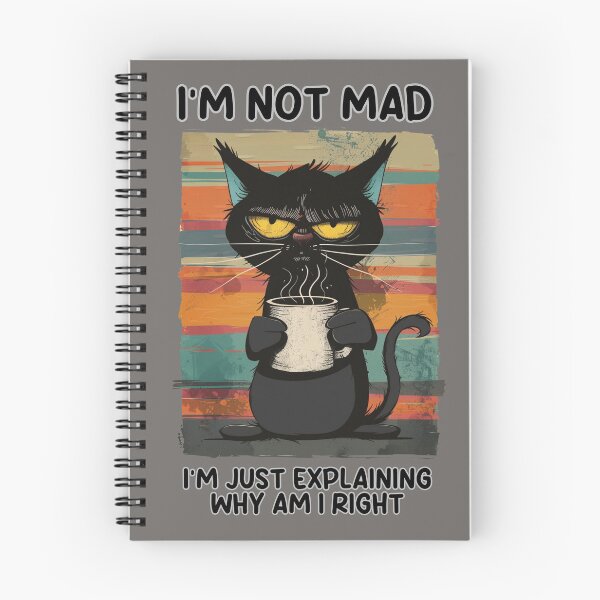 Item preview, Righteous Ranting Cat with Coffee designed and sold by RuyaFab.