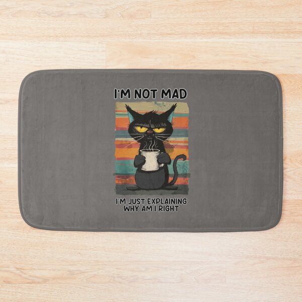 Item preview, Righteous Ranting Cat with Coffee designed and sold by RuyaFab.