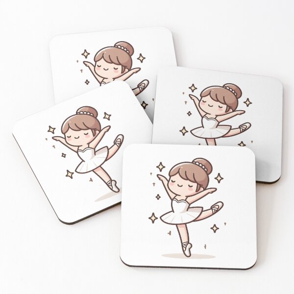 Item preview, Kawaii Dancer With Ballet Slippers designed and sold by CanvasCutie.