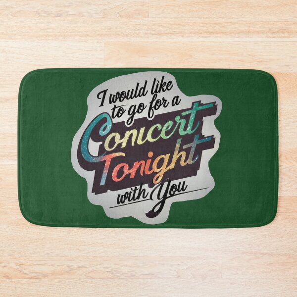 Item preview, Go Concert Tonight With You Fun Best Typography T Shirt Typo T-Shirts designed and sold by sportsimpact.