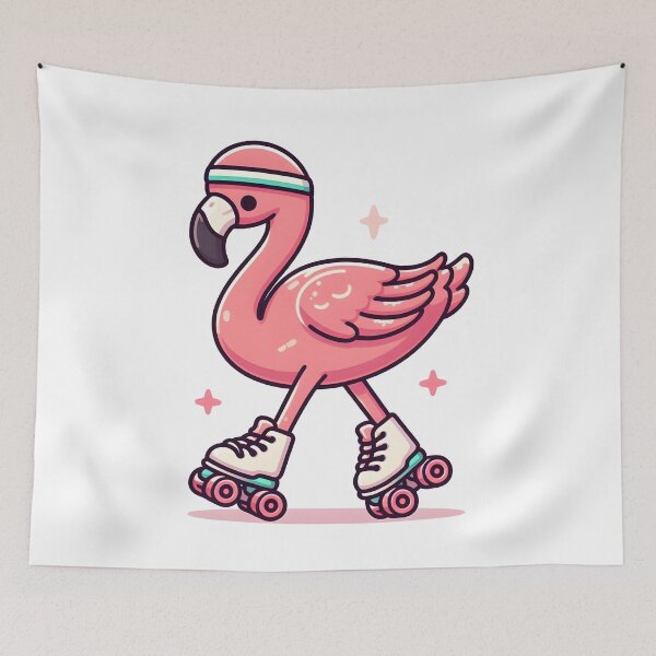 Artikelvorschau, Kawaii Flamingo entworfen und verkauft von CanvasCutie.