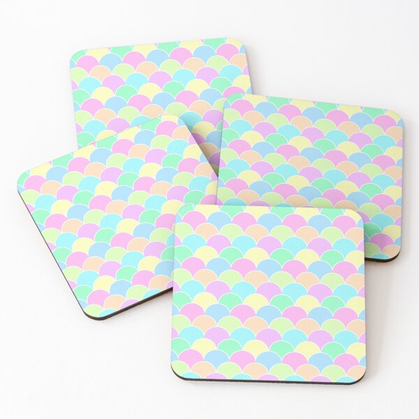 Item preview, Pastel Geometric Fan Pattern designed and sold by QuestingPixel.