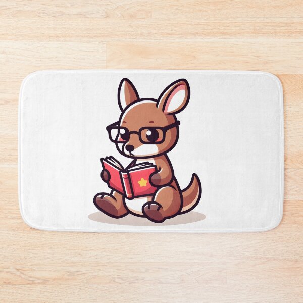 Item preview, Kawaii Kangaroo With Glasses designed and sold by CanvasCutie.
