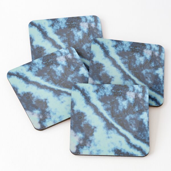 Item preview, Azure Serenity: Abstract Blue & Black Textured Art designed and sold by ImmersiveArt Era.