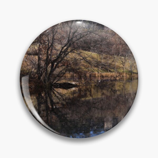 Item preview, Lake Painting Of Biltmore House During Winter designed and sold by CarolRMontoya.