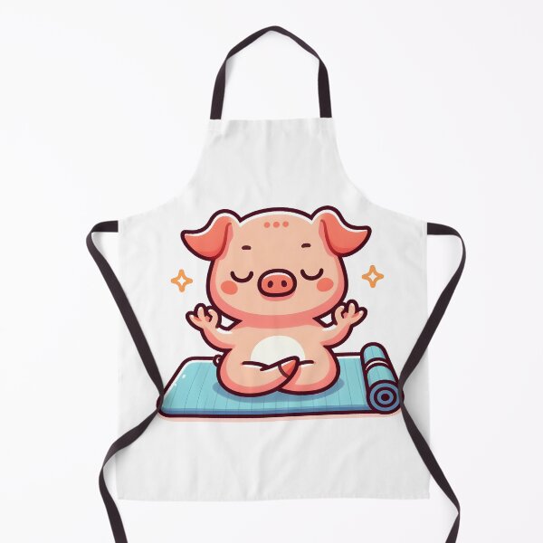 Item preview, Kawaii Meditating Pig designed and sold by CanvasCutie.