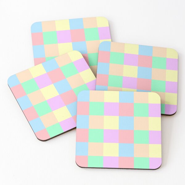 Item preview, Geometric Pastel Squares Pattern designed and sold by QuestingPixel.