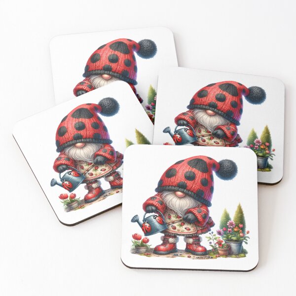 Item preview, Cute Ladybug Gnome designed and sold by Magnuna.