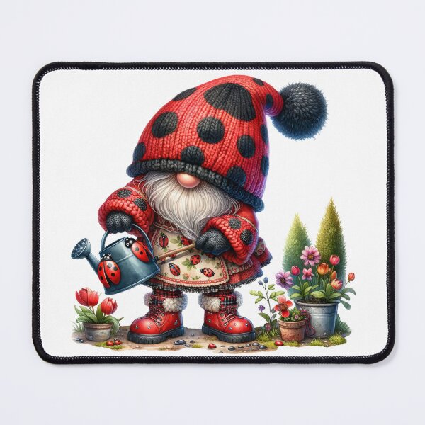 Item preview, Cute Ladybug Gnome designed and sold by Magnuna.