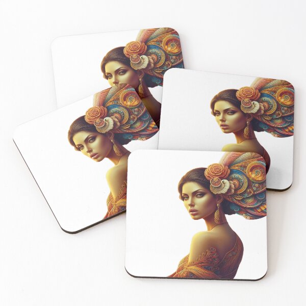 Item preview, Beautiful Girl With A Psychedelic Headgear designed and sold by TheRumblingNerd.