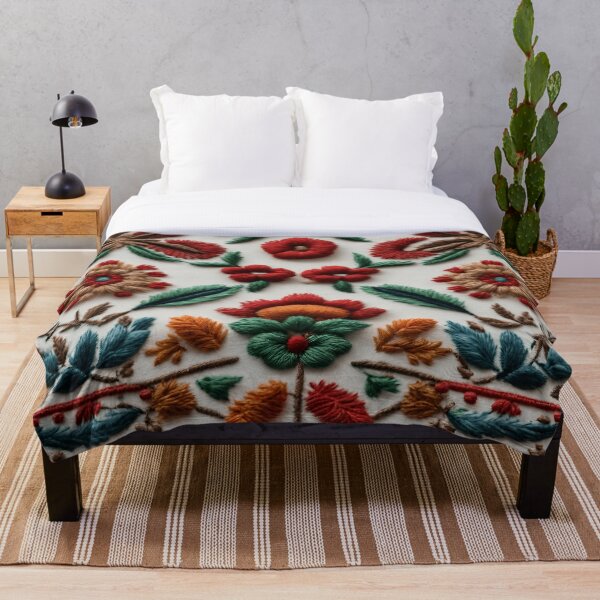Item preview, Embroidery, needlework, broidery, woolwork, floral style designed and sold by Macypeti.