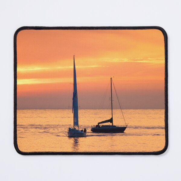 Item preview, yachts at sunset designed and sold by Tereza Pilar Art.