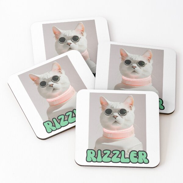 Item preview, The Rizzler Cat with Sunglasses - Funny Rizz - Rizz meme   designed and sold by The Red Nox.