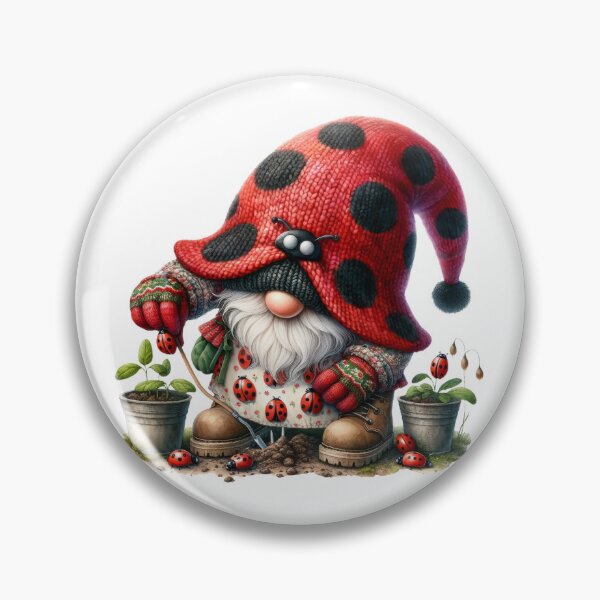 Item preview, Cute Ladybug Gnome designed and sold by Magnuna.