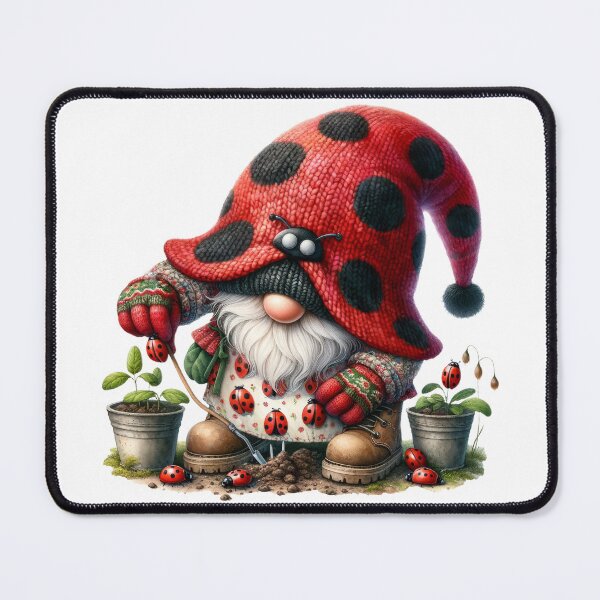 Item preview, Cute Ladybug Gnome designed and sold by Magnuna.