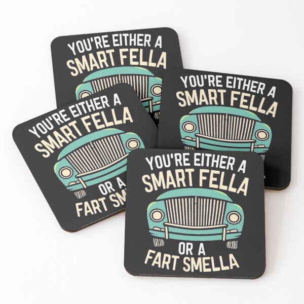Item preview, You're either a smart fella or a fart smella in style retro designed and sold by Pawel Oska.