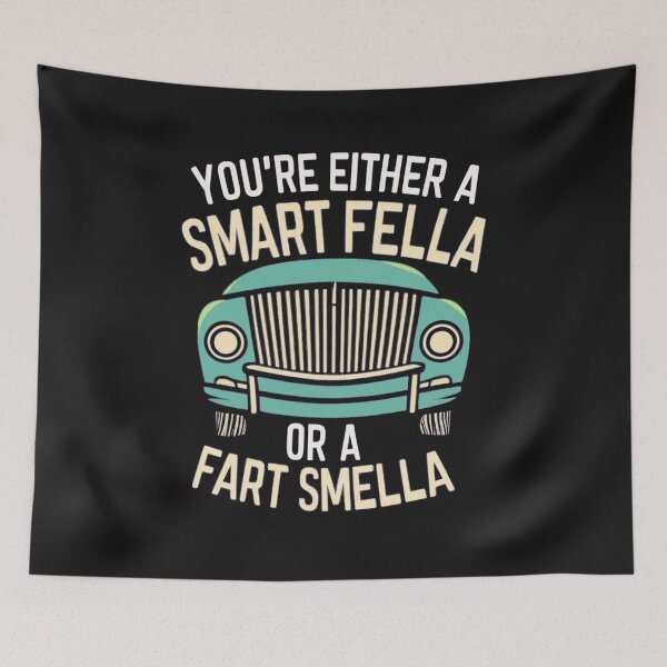 Item preview, You're either a smart fella or a fart smella in style retro designed and sold by Pawel Oska.