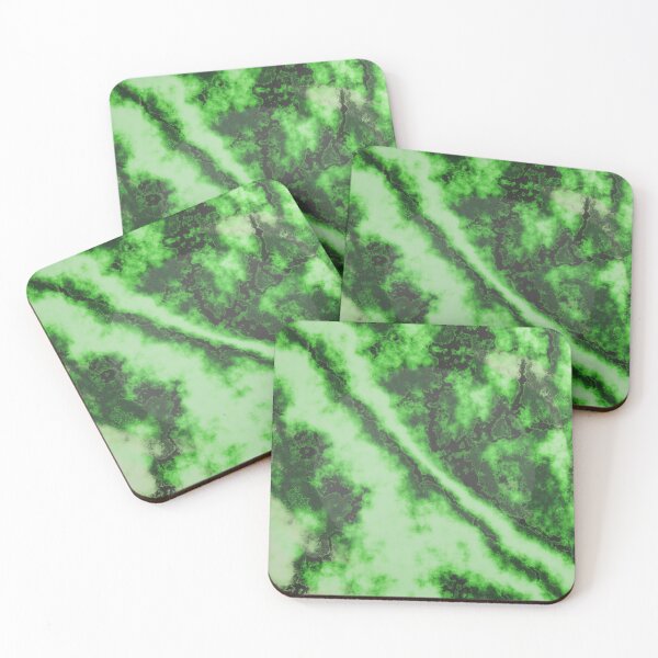 Item preview, Emerald Fusion: Abstract Green & Black Textured Art designed and sold by ImmersiveArt Era.