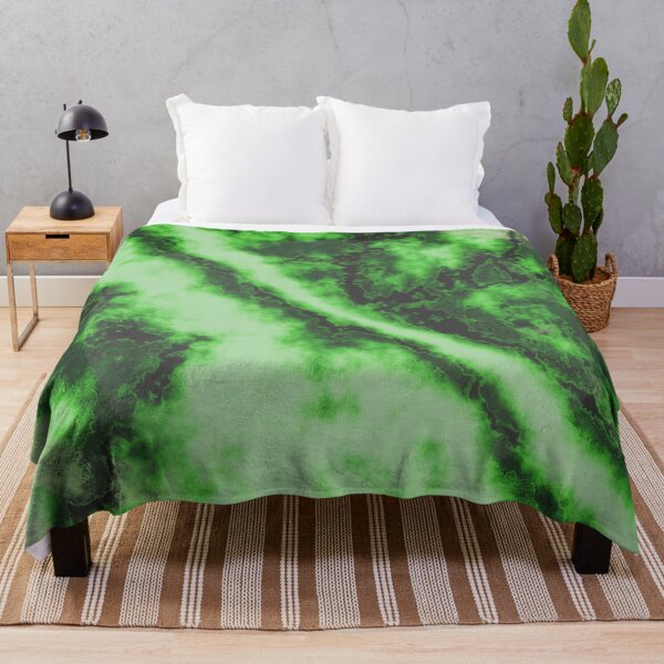 Item preview, Emerald Fusion: Abstract Green & Black Textured Art designed and sold by ImmersiveArt Era.