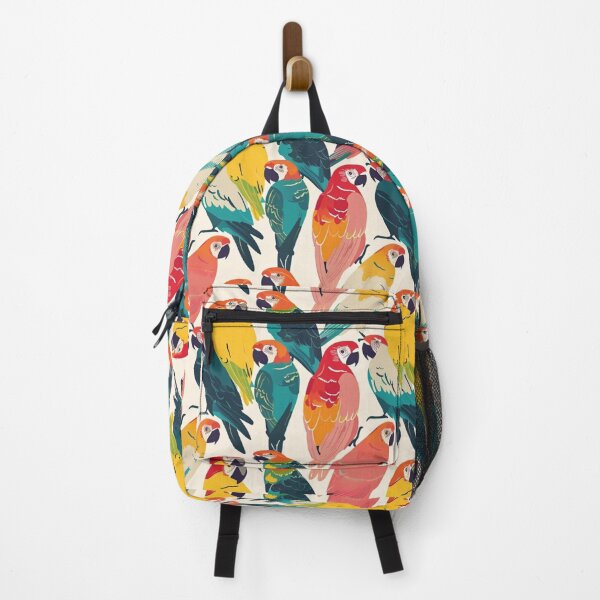 Item preview, Various Parrots Pink Green Yellow Pattern designed and sold by GrinGalore.