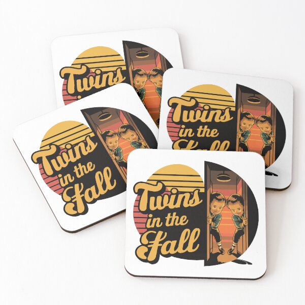 Item preview, Double the Cuteness: Twins in the Hall Art Prints designed and sold by Dinsigne.