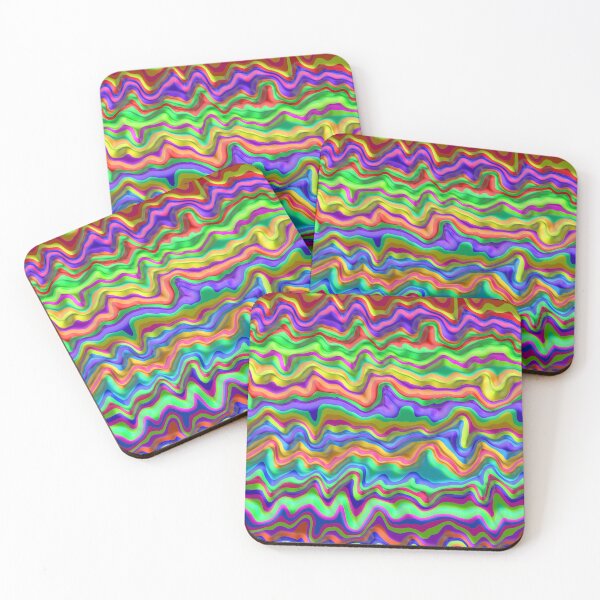 Item preview, 3D Wavy Rainbow Stripe Pattern designed and sold by TheRulerofEarth.