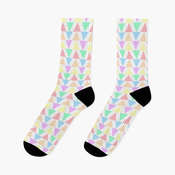 Item preview, Geometric Pastel Triangles Pattern designed and sold by QuestingPixel.
