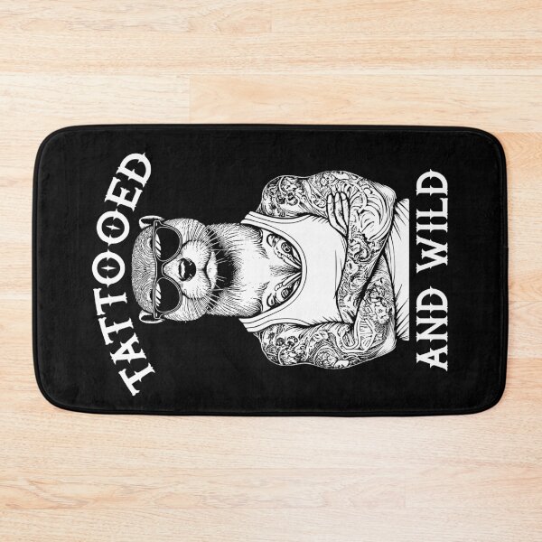 Item preview, Tattooed And Wild Funny Inked Otter Animal Tattoo Lover designed and sold by GrandeDuc.
