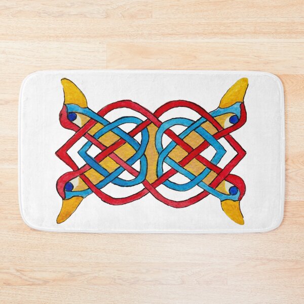 Item preview, Celtic duck tracery designed and sold by Zamen.