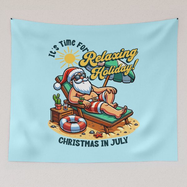 Item preview, Santa Claus Summer designed and sold by RockBeeDesigns.