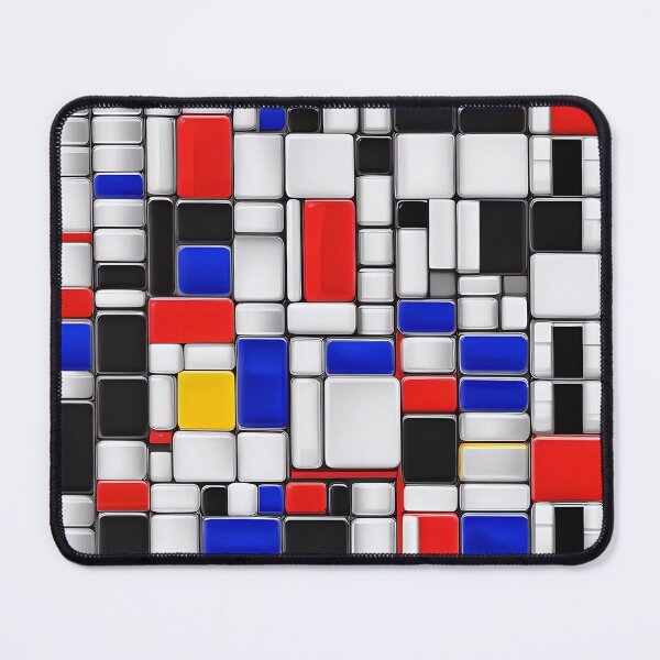 Item preview, Abstract Piet Mondriaan Style Pattern Design designed and sold by TheArtOfPat.