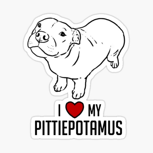 Vista previa del artículo con la obra «Amo a mi pitbull», diseñado y vendido por 123ks.