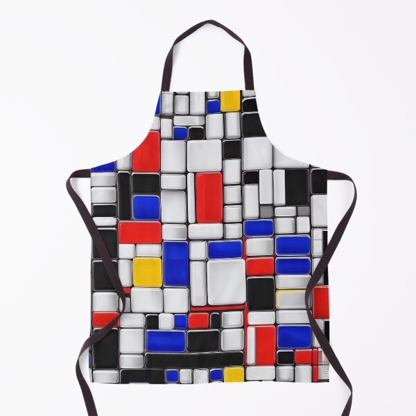 Aperçu de l'œuvre Abstract Piet Mondriaan Style Pattern Design créée et vendue par TheArtOfPat.