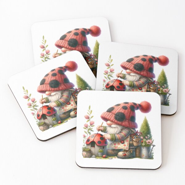 Item preview, Cute Ladybug Gnome designed and sold by Magnuna.