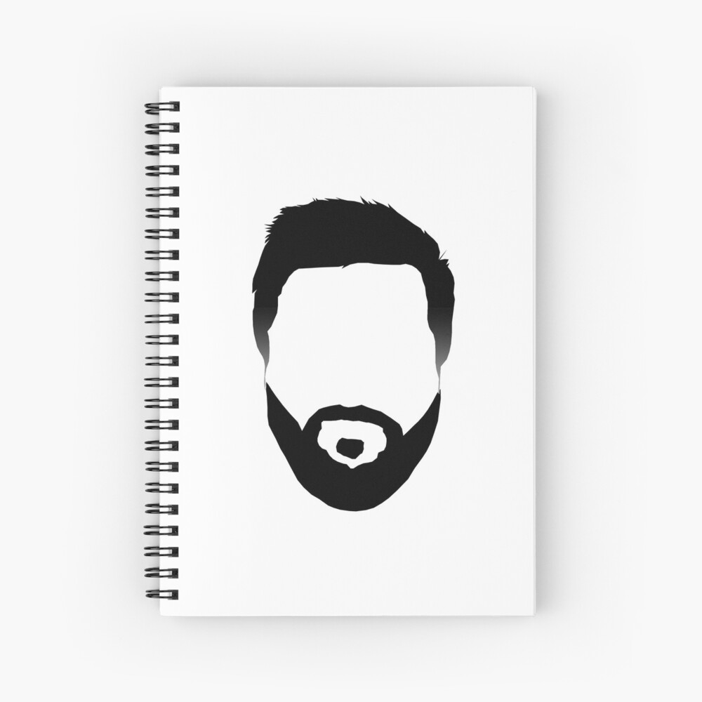 lionel messi art spiral notebook by fabinho3 redbubble redbubble
